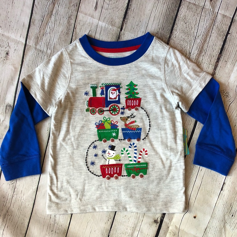 Christmas train shirt